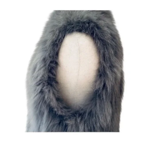 Theory Hanalee Genuine Fox Fur Vest - Picture 6 of 9